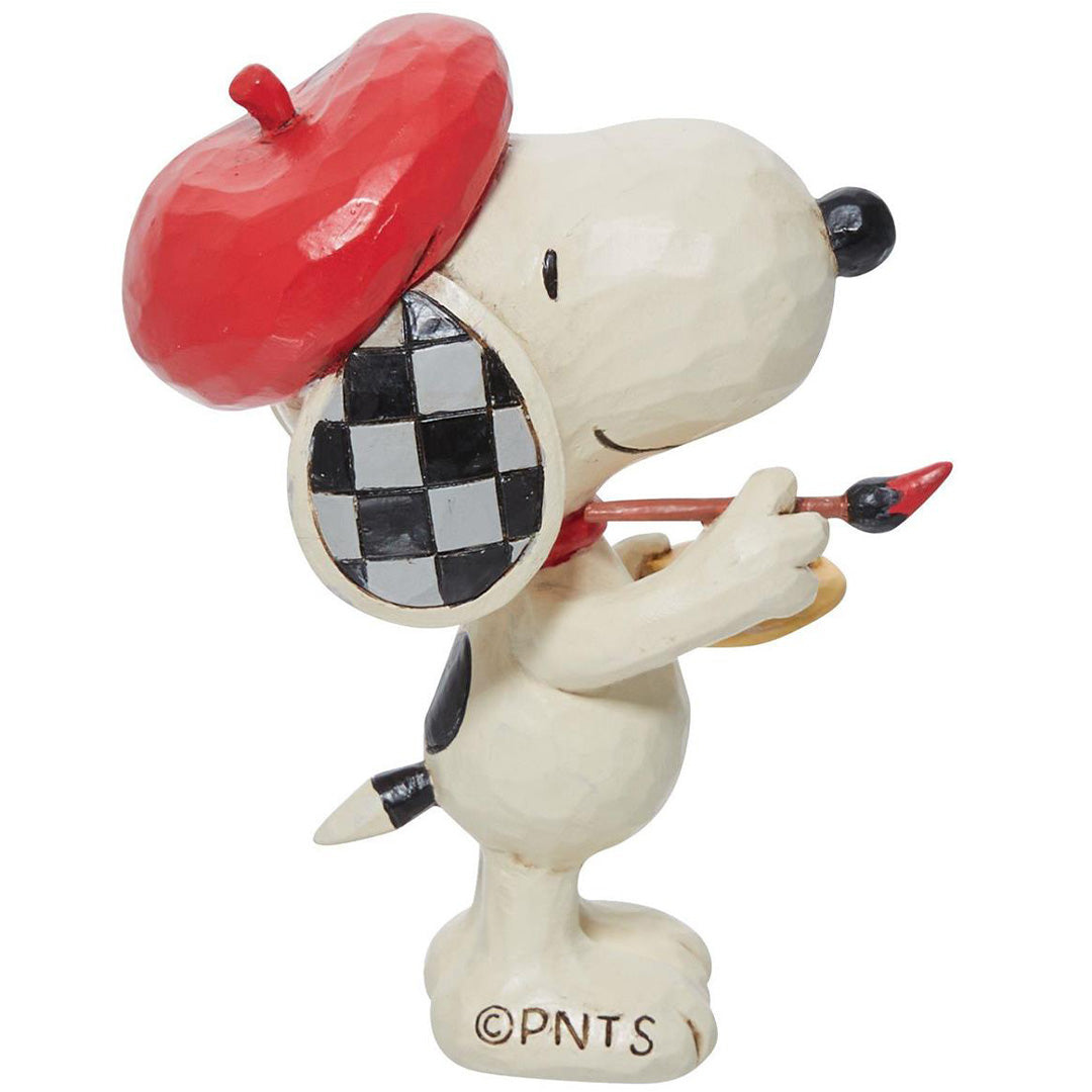 Jim Shore Snoopy Artist Mini side