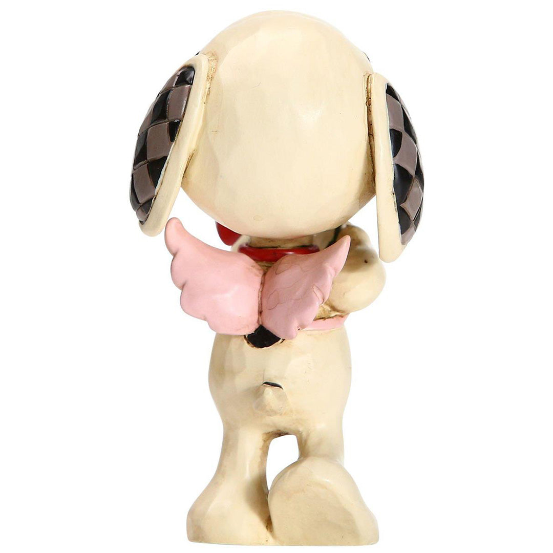 Jim Shore Mini Snoopy Cupid Love back