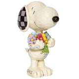 Jim Shore Snoopy with Flowers Mini front