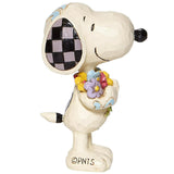 Jim Shore Snoopy with Flowers Mini right side