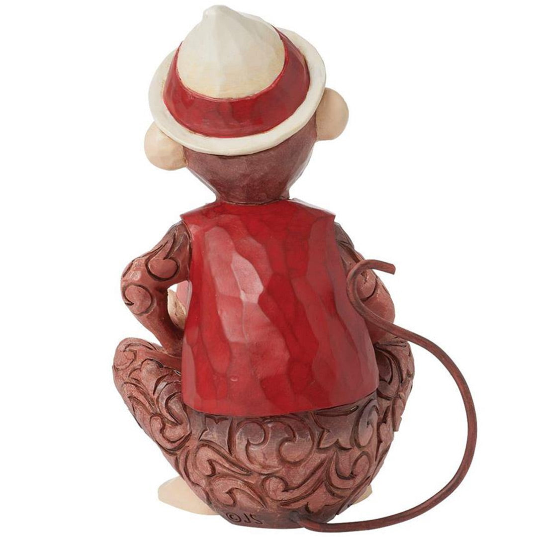 Jim Shore Monkey with Heart Figurine back