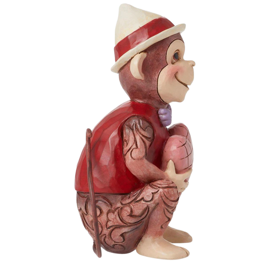 Jim Shore Monkey with Heart Figurine right side