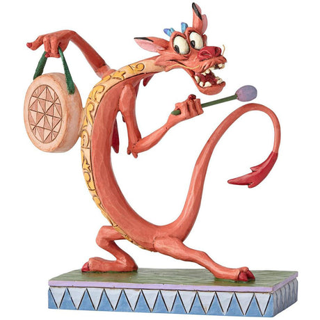 Jim Shore Mushu Personality Pose front