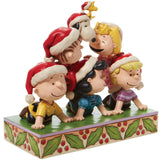 Jim Shore Peanuts Holiday Pyramid side