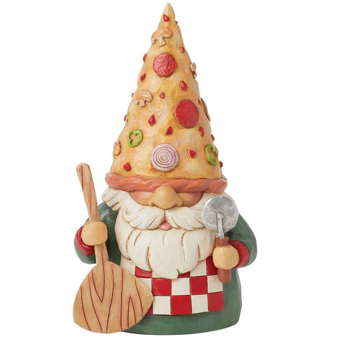 Jim Shore Pizza Hat Gnome front