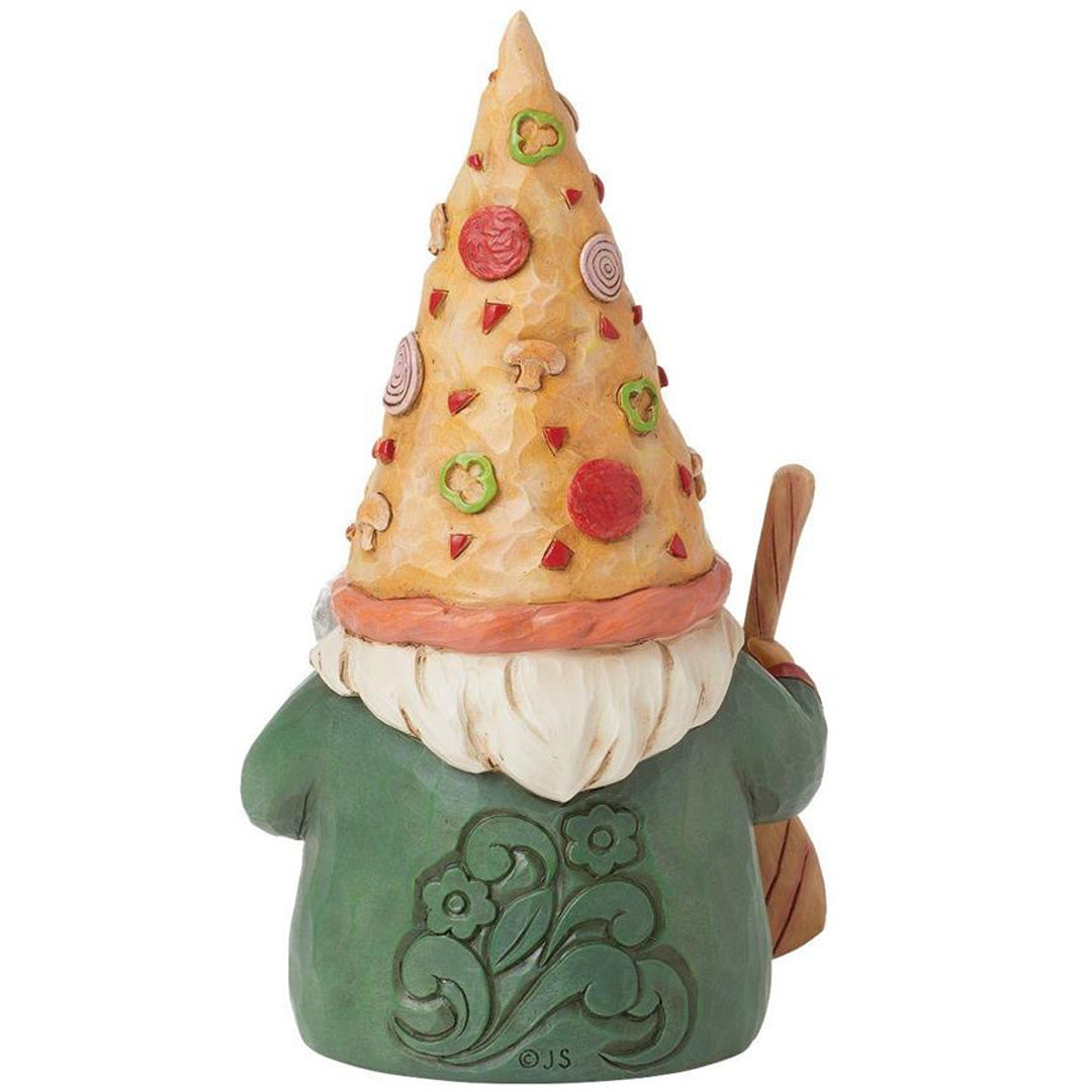 Jim Shore Pizza Hat Gnome back