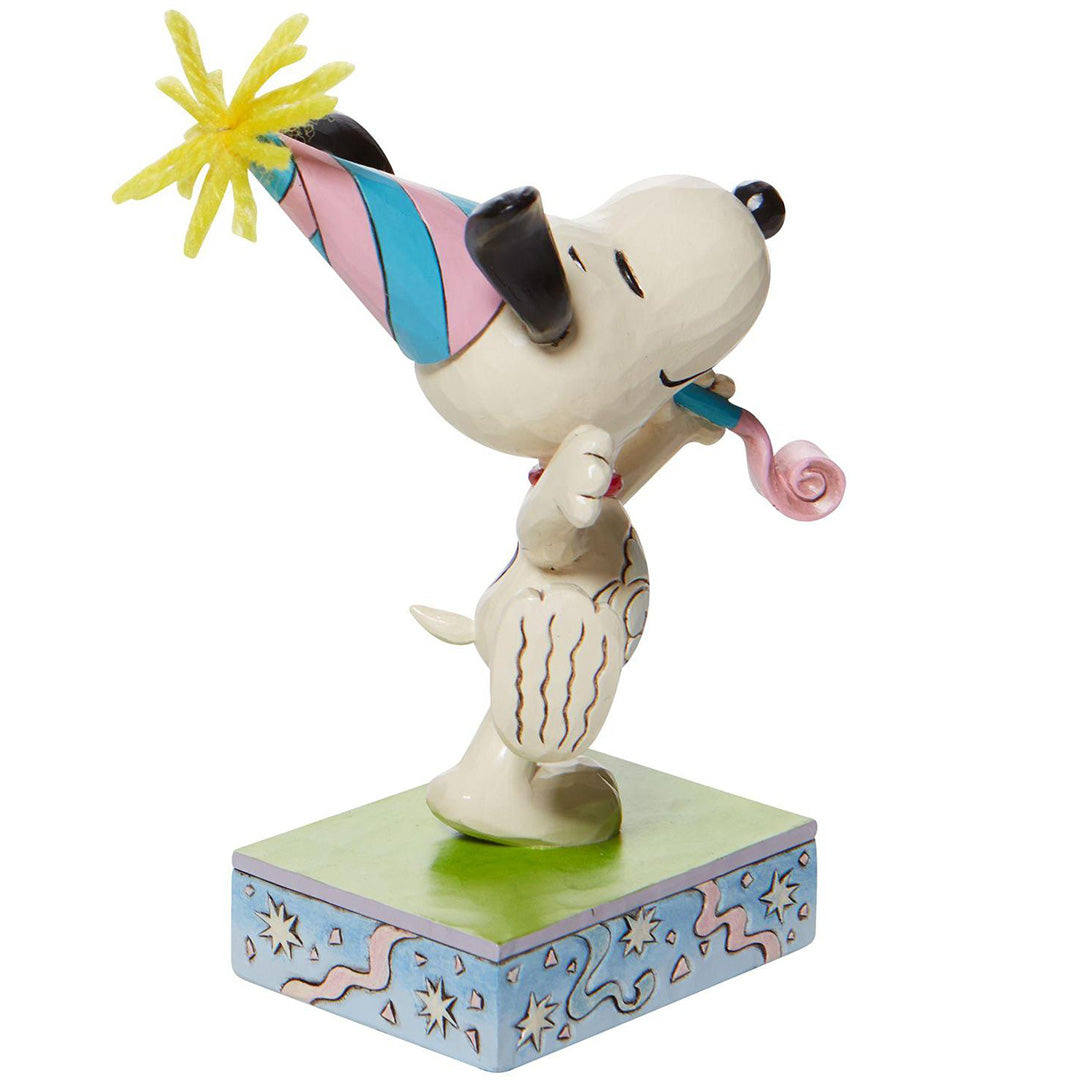 Jim Shore Snoopy Birthday side