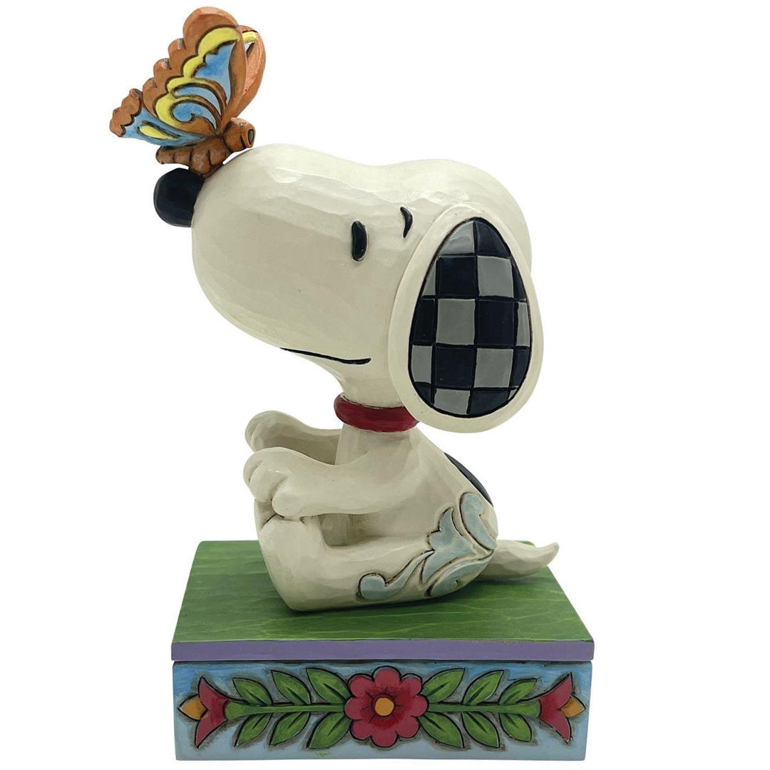 Jim Shore Snoopy Butterfly on Nose