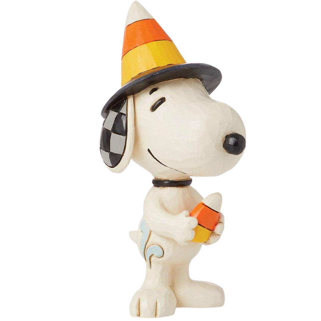 Jim Shore Snoopy Candy Corn Hat Mini right side