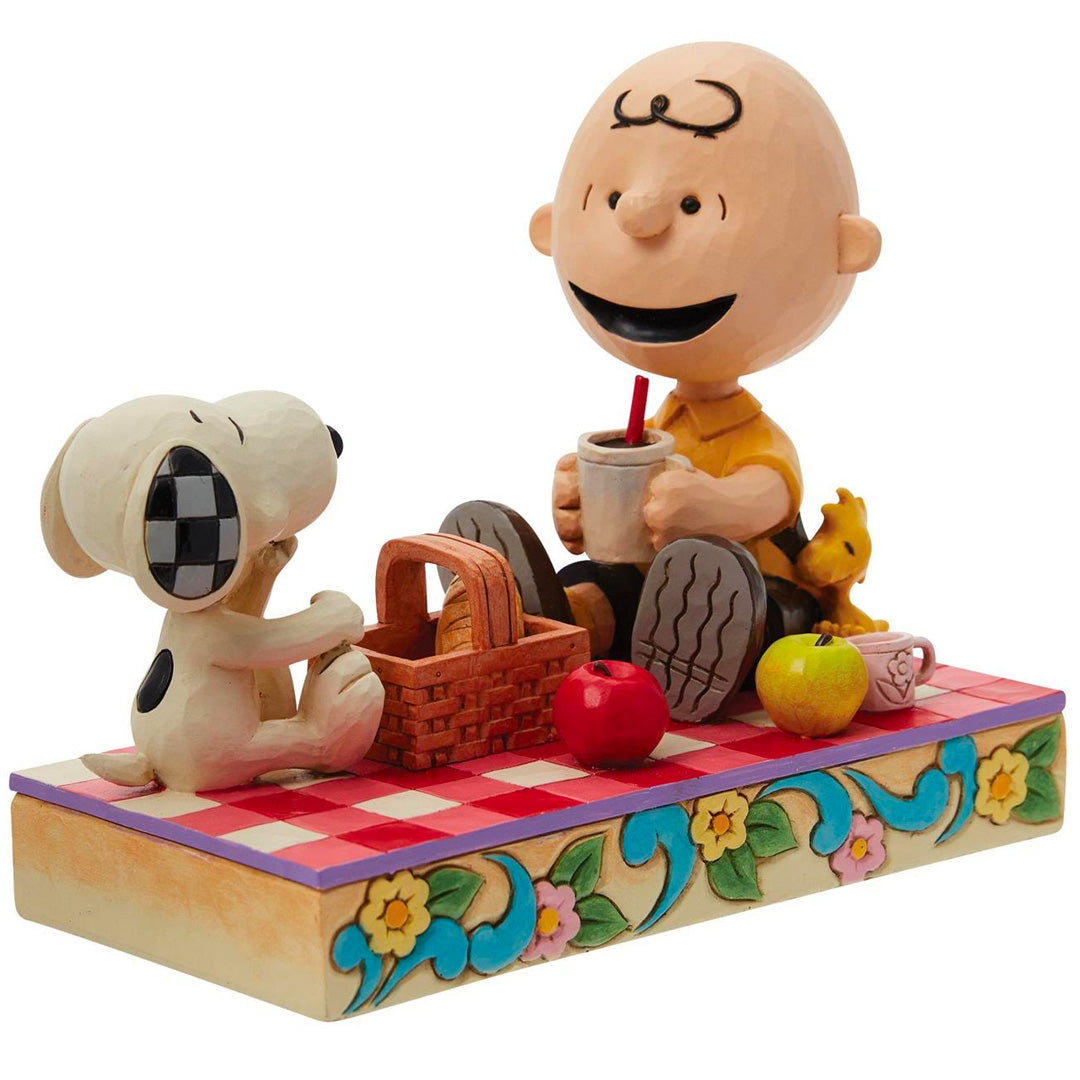 Jim Shore Snoopy, Charlie Brown & Woodst 4.875" side