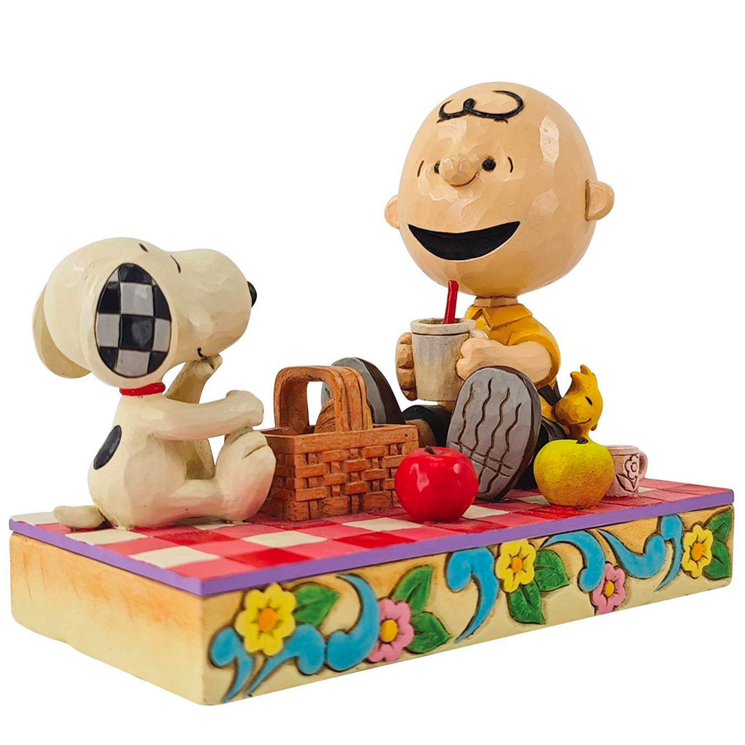 Jim Shore Snoopy, Charlie Brown & Woodst 4.875" side