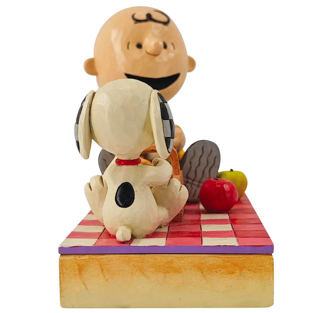 Jim Shore Snoopy, Charlie Brown & Woodst 4.875" back