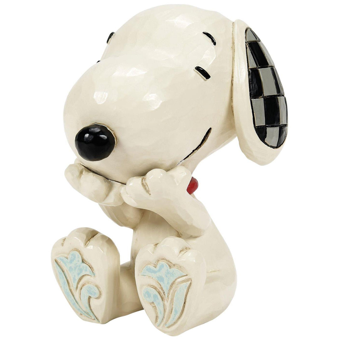 Jim Shore Snoopy Laughing Mini front