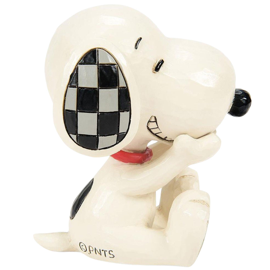 Jim Shore Snoopy Laughing Mini right