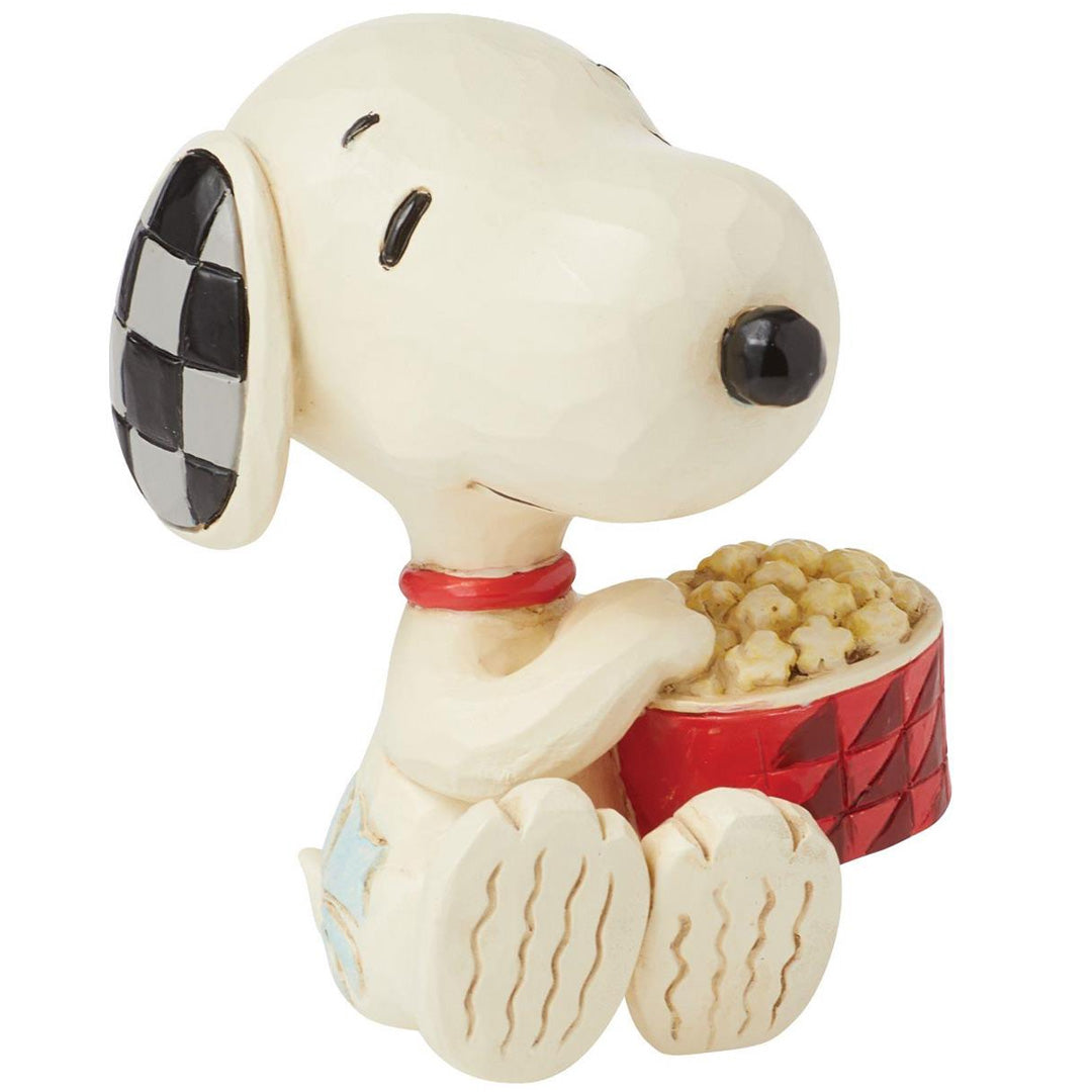 Jim Shore Snoopy Popcorn Mini right side