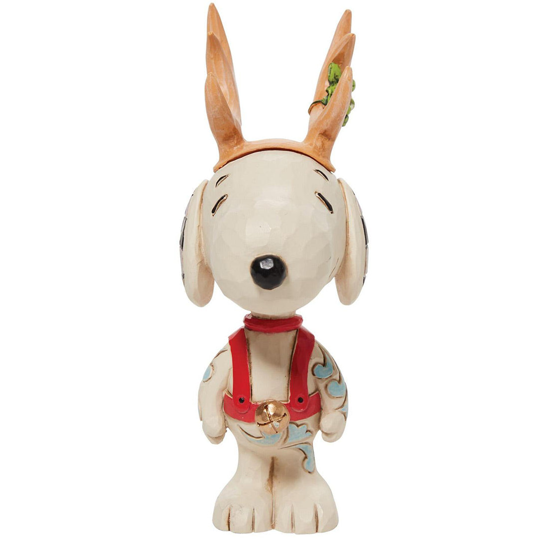 Jim Shore Snoopy Reindeer Mini front