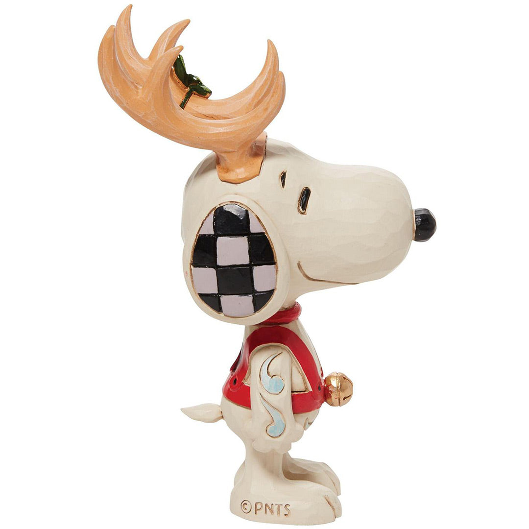 Jim Shore Snoopy Reindeer Mini right side