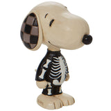 Jim Shore Snoopy Skeleton Mini front