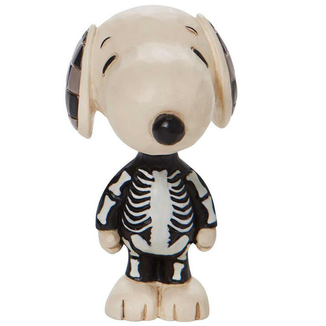 Jim Shore Snoopy Skeleton Mini front