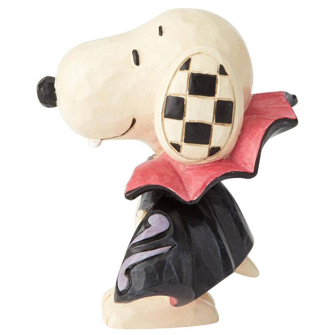 Jim Shore Snoopy Vampire Mini Figurine 2.75" left side