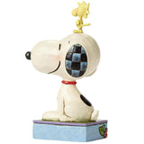 Jim Shore Snoopy and Woodstock Personality side