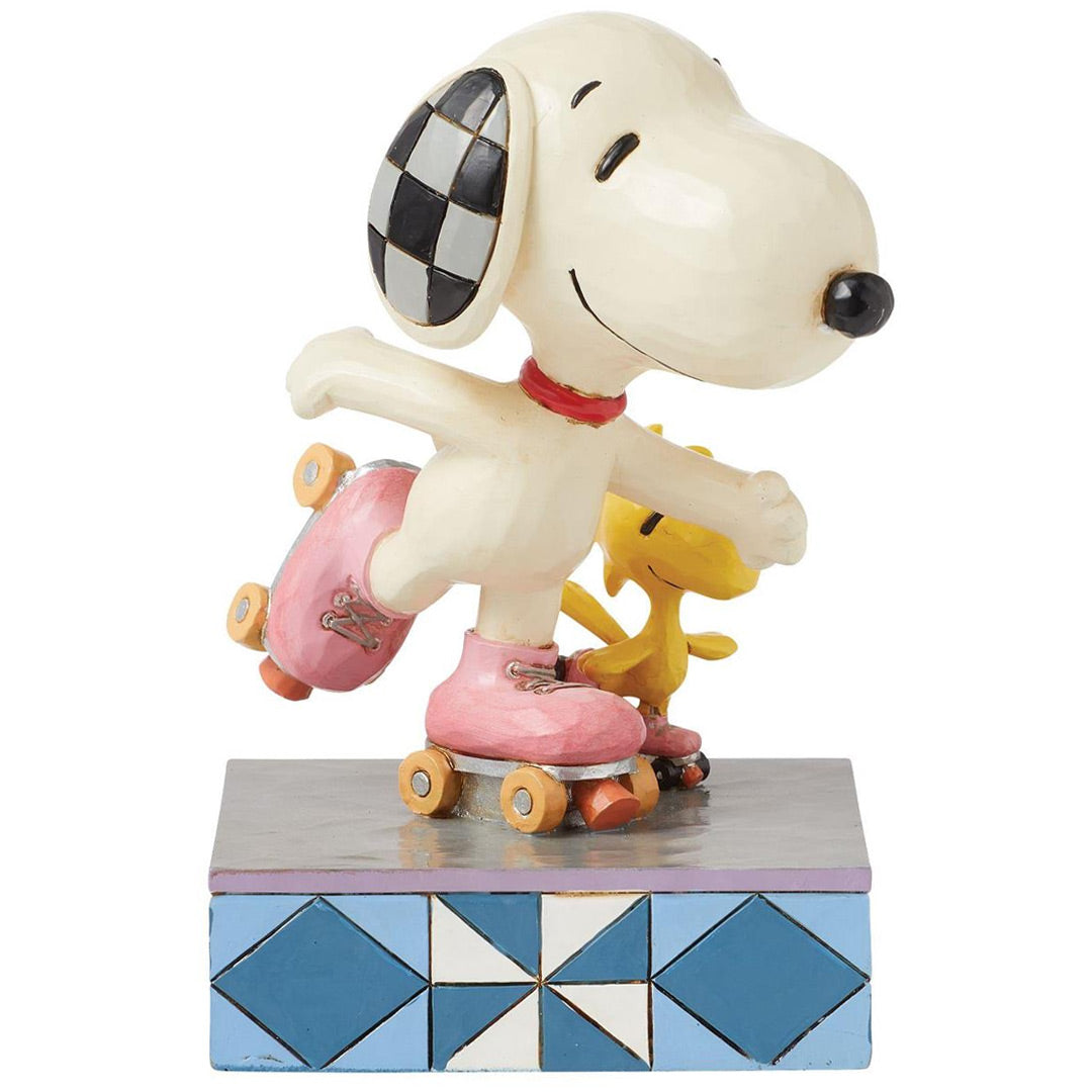 Snoopy and Woodstock Roller Skating 5.13" front