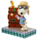 Jim Shore Snoopy & Woodstock Vacation 5.5" side