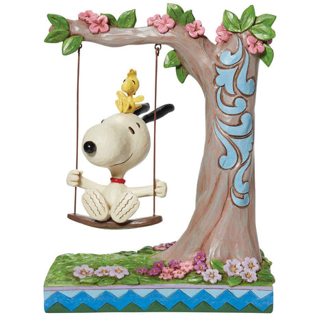 Snoopy & Woodstock on Swing front