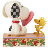 Snoopy with Nose Through Heart 4.92" right side