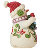 Jim Shore Snowman Earmuffs Mini Figurine right side