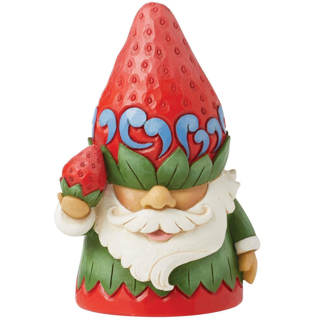 Jim Shore Strawberry Hat Gnome front