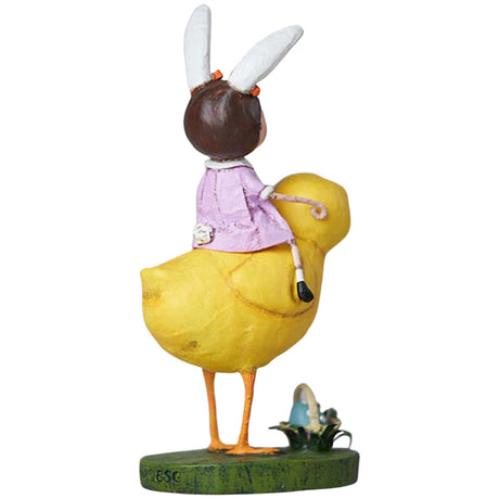 Ellie's Easter Chick Spring Figurine Collectible by Lori Mitchell back