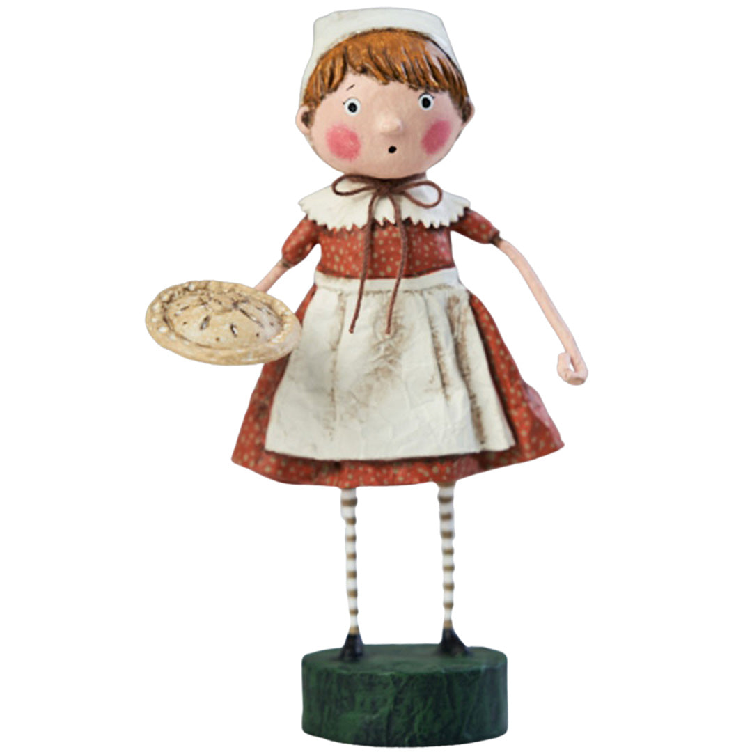 Patience Pilgrim Fall Figurine and Collectible by Lori Mitchell