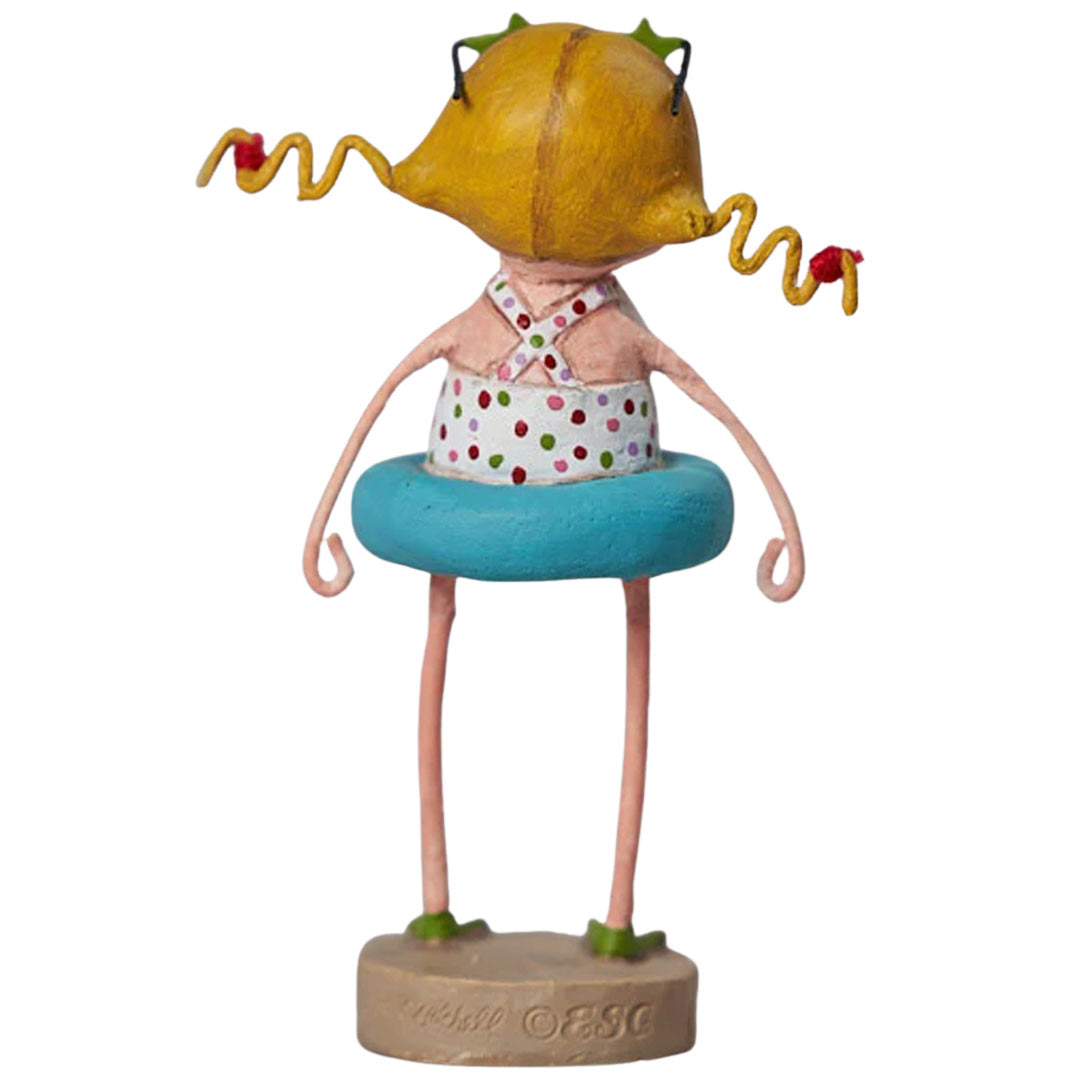 Beach Babe Summer Figurine by Lori Mitchell back