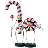 Patsy & Peppie Mint Christmas Figurine Collectible by Lori Mitchell front