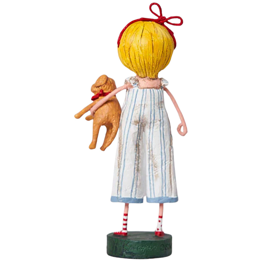 Puppy Love Summer Spring Figurine by Lori Mitchell back