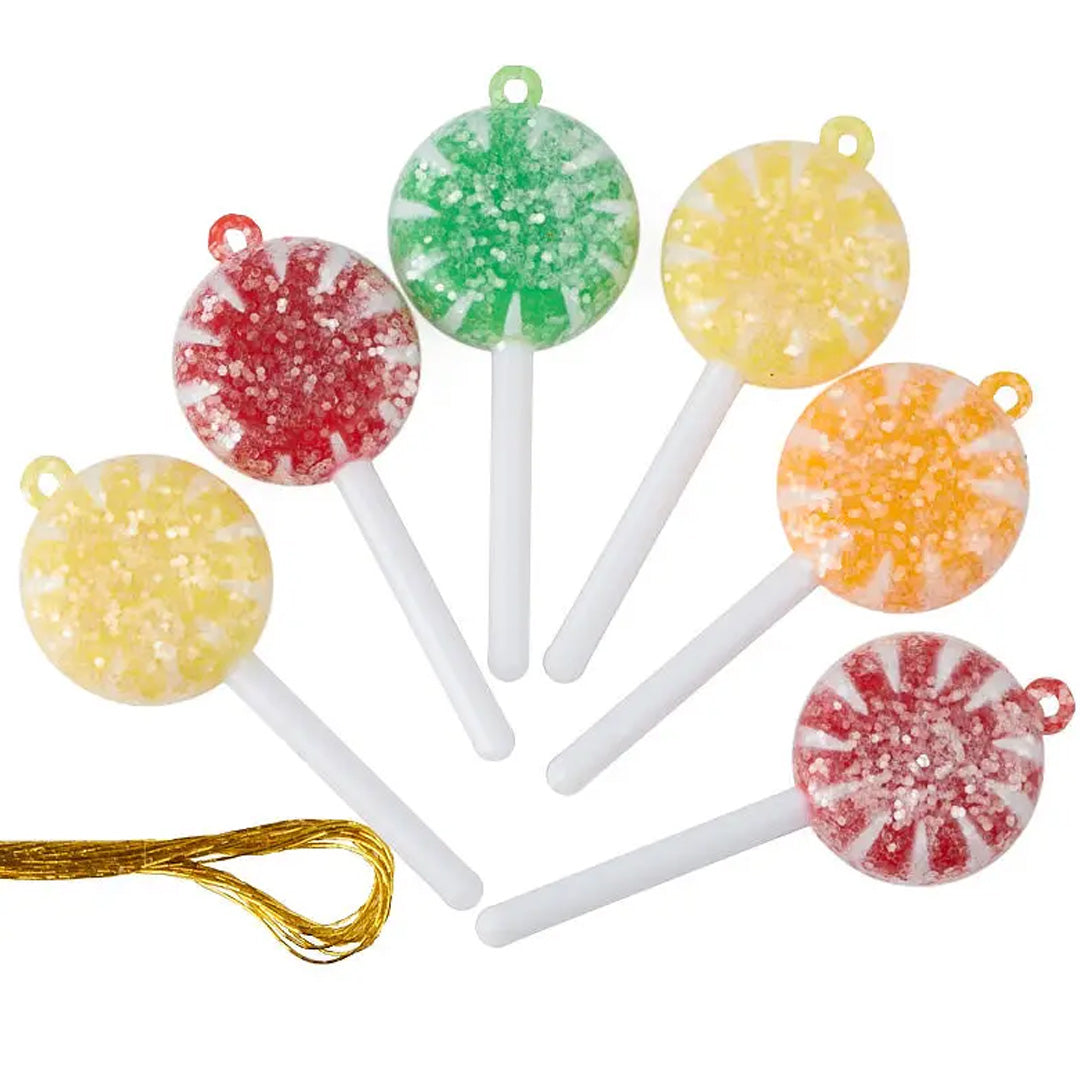 Miniature Lollipop Ornament 1.8"