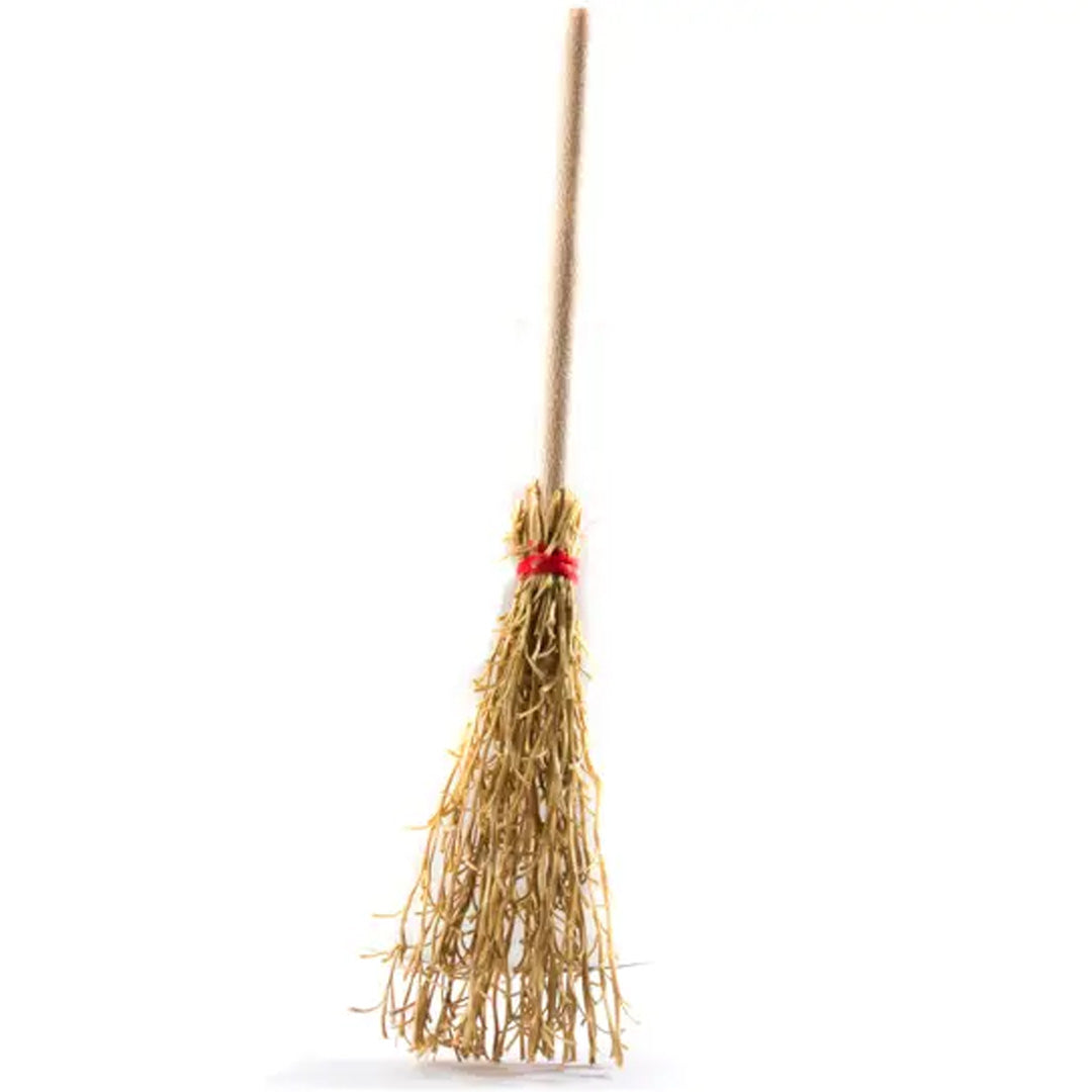 Miniature Natural Bristled Broom 3.4"