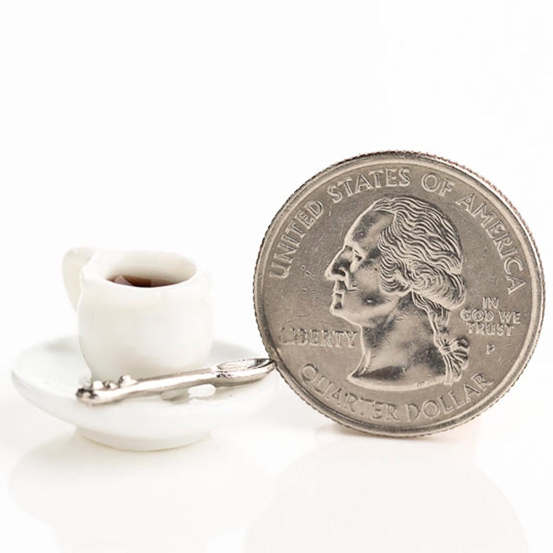 Miniature Porcelain Coffee Cup size