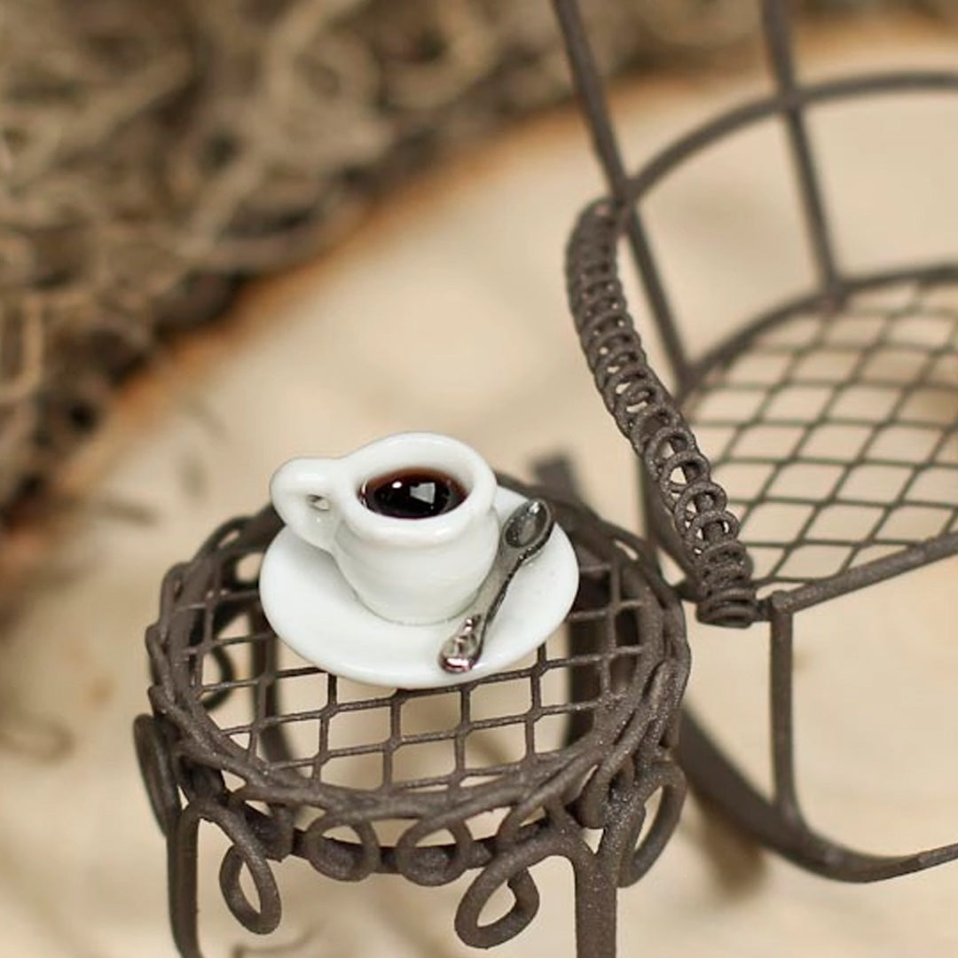 Miniature Porcelain Coffee Cup lifestye