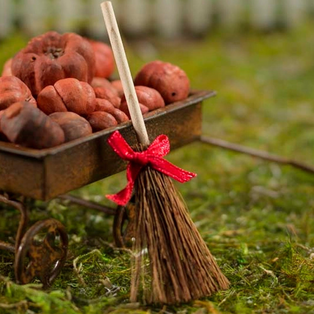 Miniature Ribboned Straw Broom lifestyle