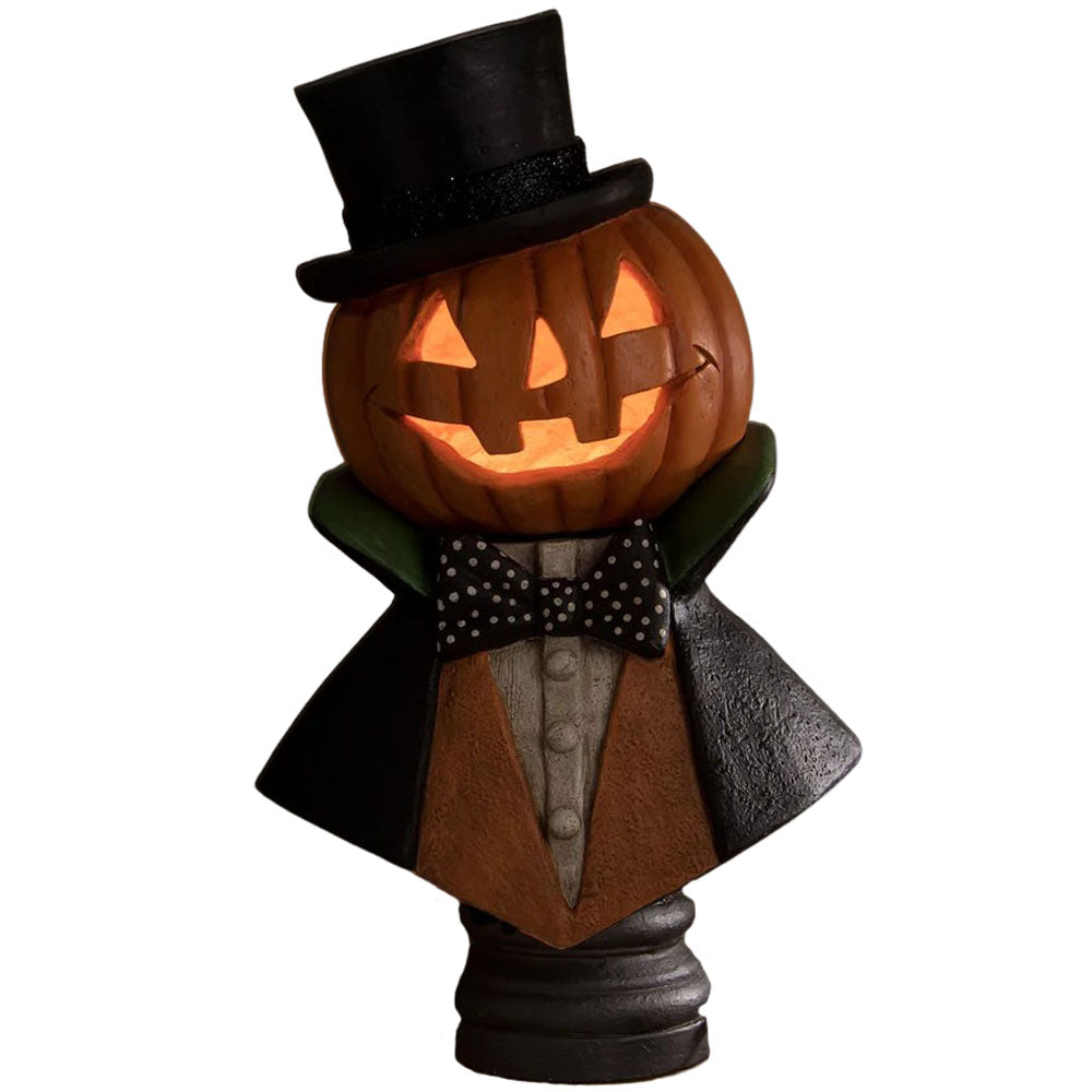 Bethany Lowe Designs Mr. Hall O' Lantern Halloween Figurine front