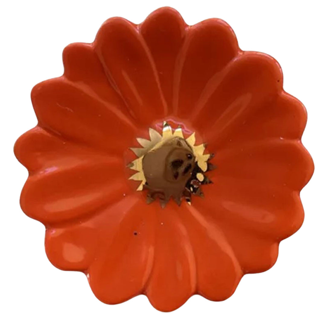 Nora Fleming Flower Power Orange front