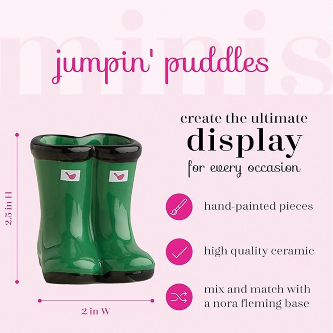 Nora Fleming Jumpin' Puddles Galoshes Mini instructions