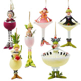 Mini Cocktail Ornaments 5" Choose One