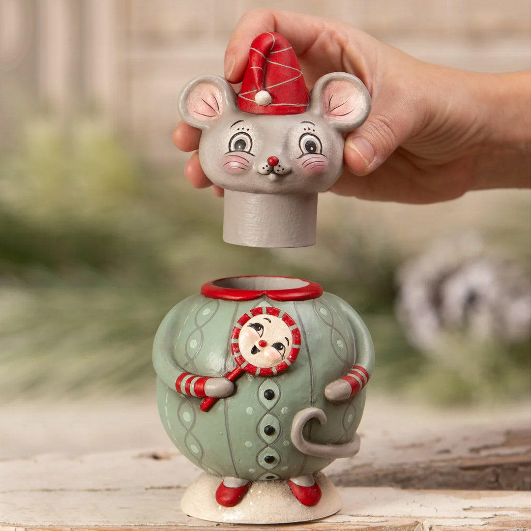 Johanna Parker for Bethany Lowe Spencer Squeak Dreams Jar opened