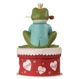 Froggie Love on Box Valentine's Decoration by Bethany Lowe Designs back