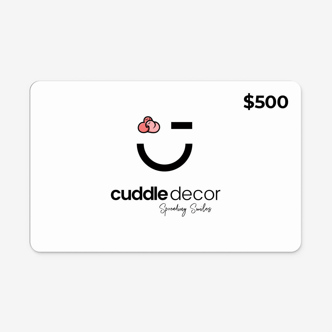 Cuddle Decor Gift Cards