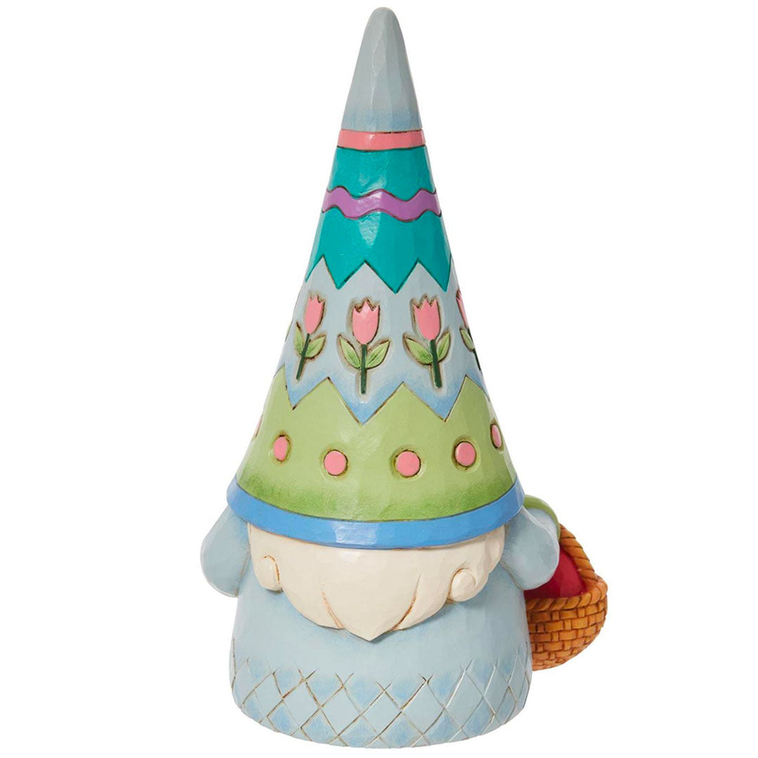 Jim Shore Easter Gnome with Basket of Eggs 7.5" back