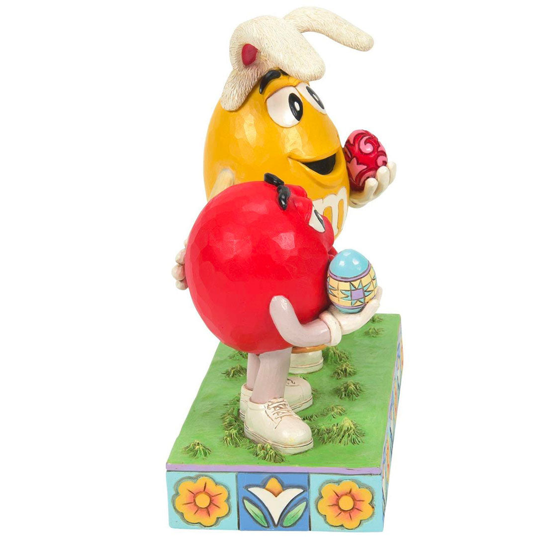 Jim Shore M&M'S Red & Yellow Characters 6.22" side